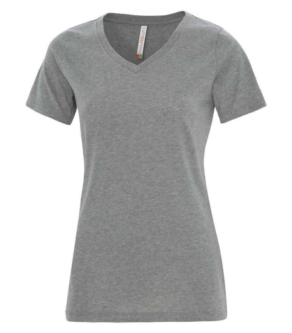ATC™ EUROSPUN® RING SPUN V-NECK LADIES' TEE. ATC8001L - Tagit Express