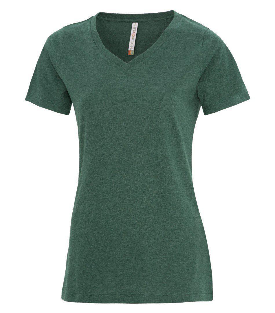 ATC™ EUROSPUN® RING SPUN V-NECK LADIES' TEE. ATC8001L - Tagit Express