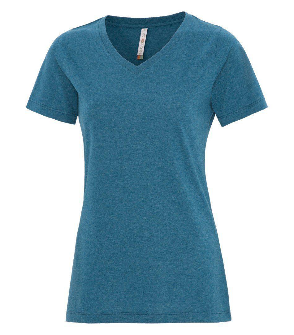ATC™ EUROSPUN® RING SPUN V-NECK LADIES' TEE. ATC8001L - Tagit Express