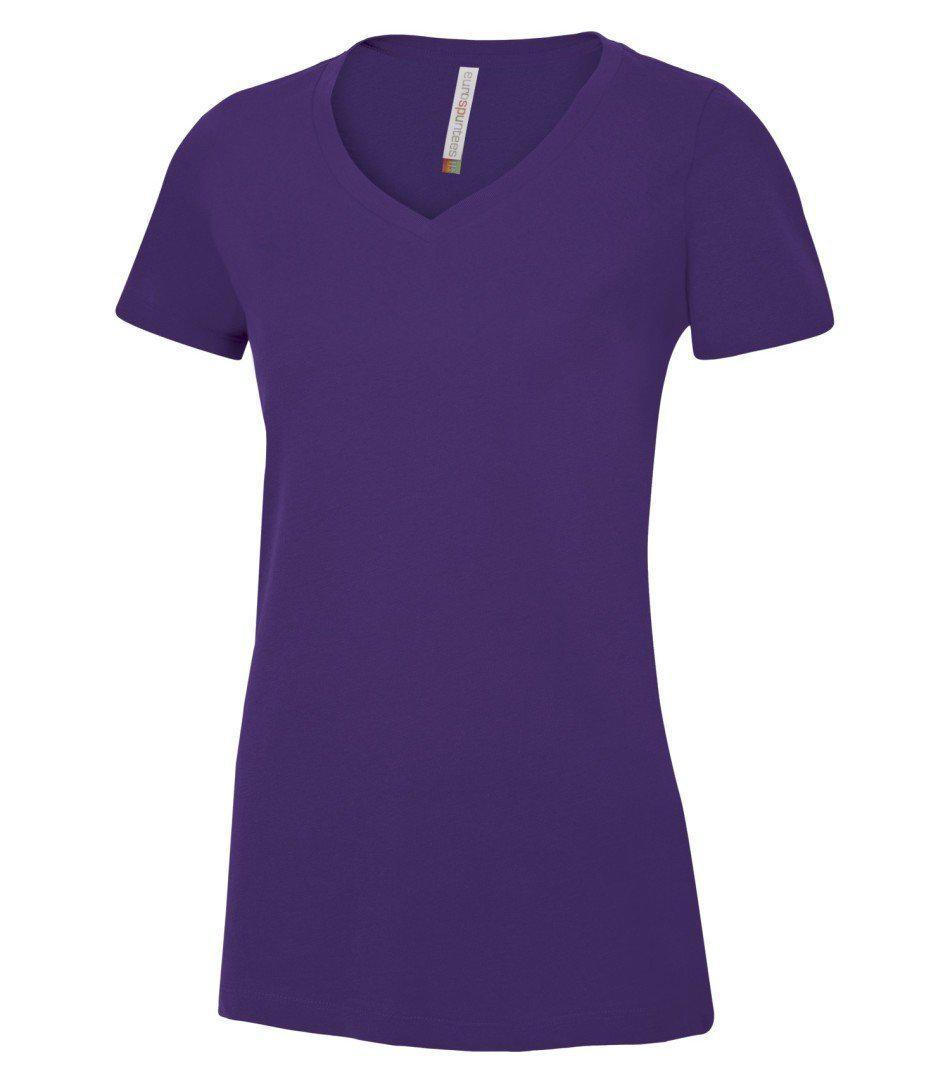 ATC™ EUROSPUN® RING SPUN V-NECK LADIES' TEE. ATC8001L - Tagit Express
