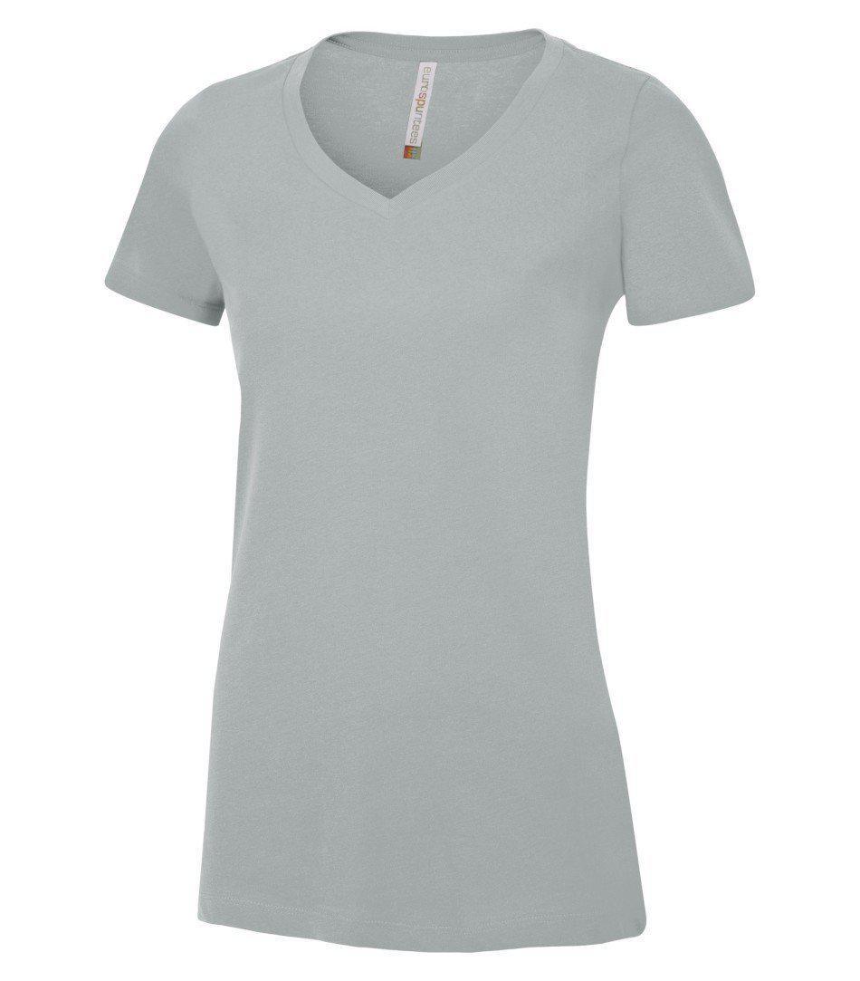 ATC™ EUROSPUN® RING SPUN V-NECK LADIES' TEE. ATC8001L - Tagit Express