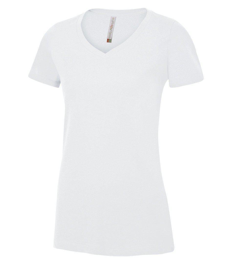 ATC™ EUROSPUN® RING SPUN V-NECK LADIES' TEE. ATC8001L - Tagit Express