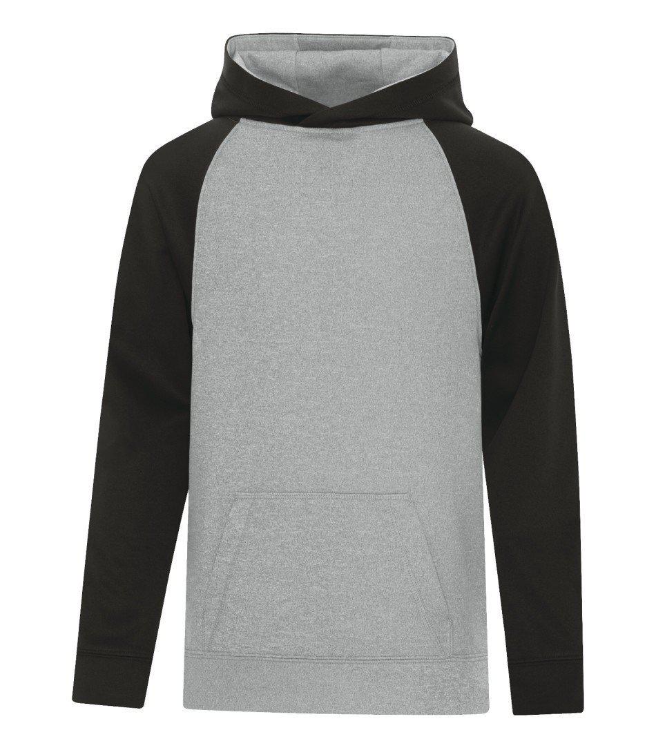 ATC™ GAME DAY™FLEECE TWO TONE HOODED YOUTH SWEATSHIRT. Y2037