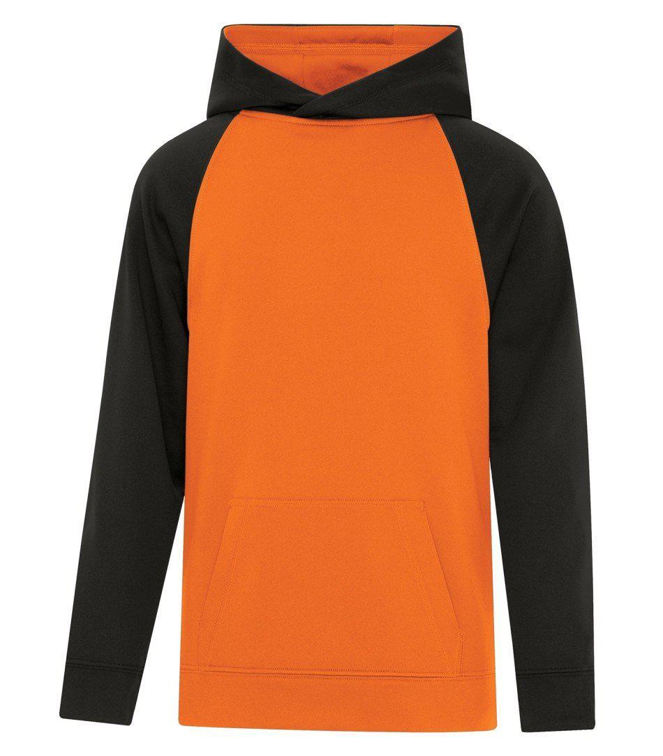 ATC™ GAME DAY™FLEECE TWO TONE HOODED YOUTH SWEATSHIRT. Y2037