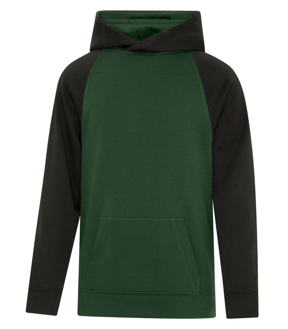 ATC™ GAME DAY™FLEECE TWO TONE HOODED YOUTH SWEATSHIRT. Y2037
