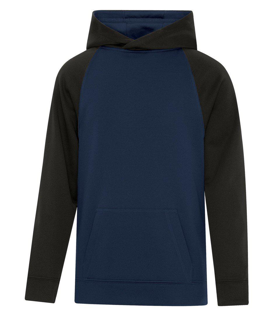 ATC™ GAME DAY™FLEECE TWO TONE HOODED YOUTH SWEATSHIRT. Y2037