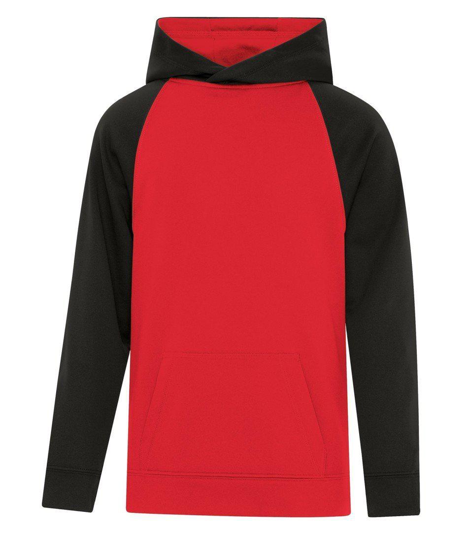 ATC™ GAME DAY™FLEECE TWO TONE HOODED YOUTH SWEATSHIRT. Y2037