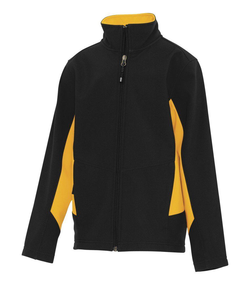 COAL HARBOUR® EVERYDAY COLOUR BLOCK SOFT SHELL YOUTH JACKET. Y7604