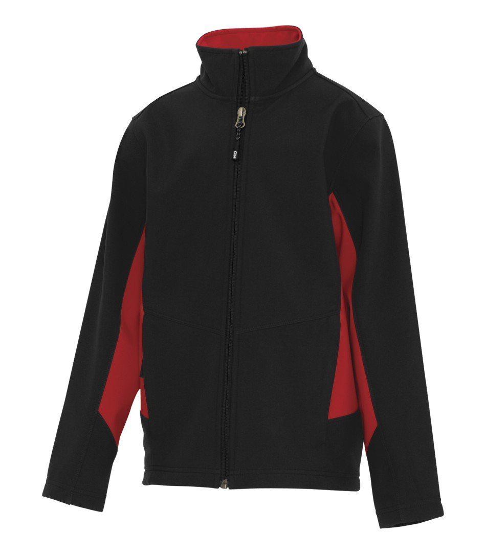 COAL HARBOUR® EVERYDAY COLOUR BLOCK SOFT SHELL YOUTH JACKET. Y7604