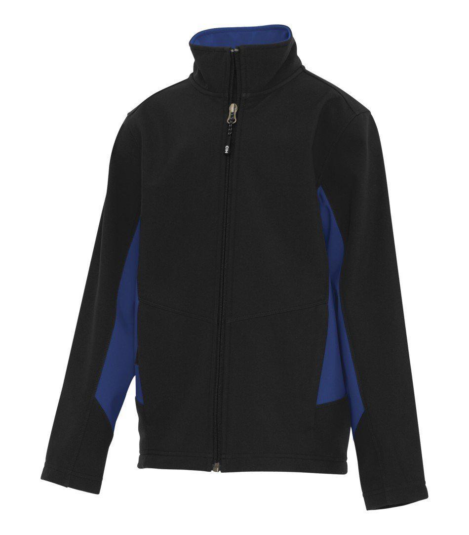 COAL HARBOUR® EVERYDAY COLOUR BLOCK SOFT SHELL YOUTH JACKET. Y7604